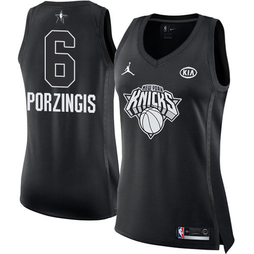 Trail Blazers Black York Knicks #6 Nike Jersey - Budget-Friendly