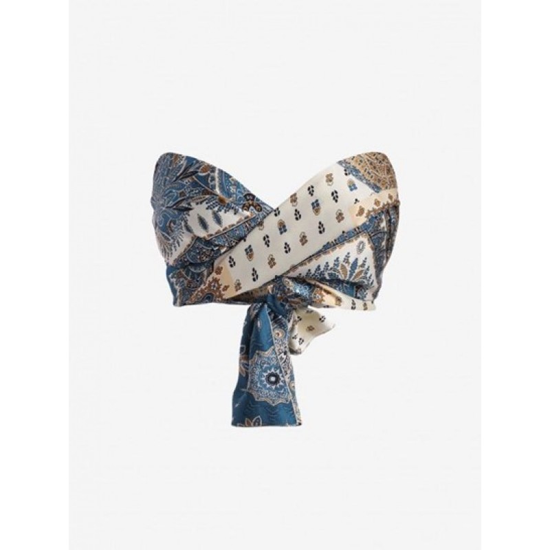 Bohemian Flower Print Multiway Crop Tank Top WL4664