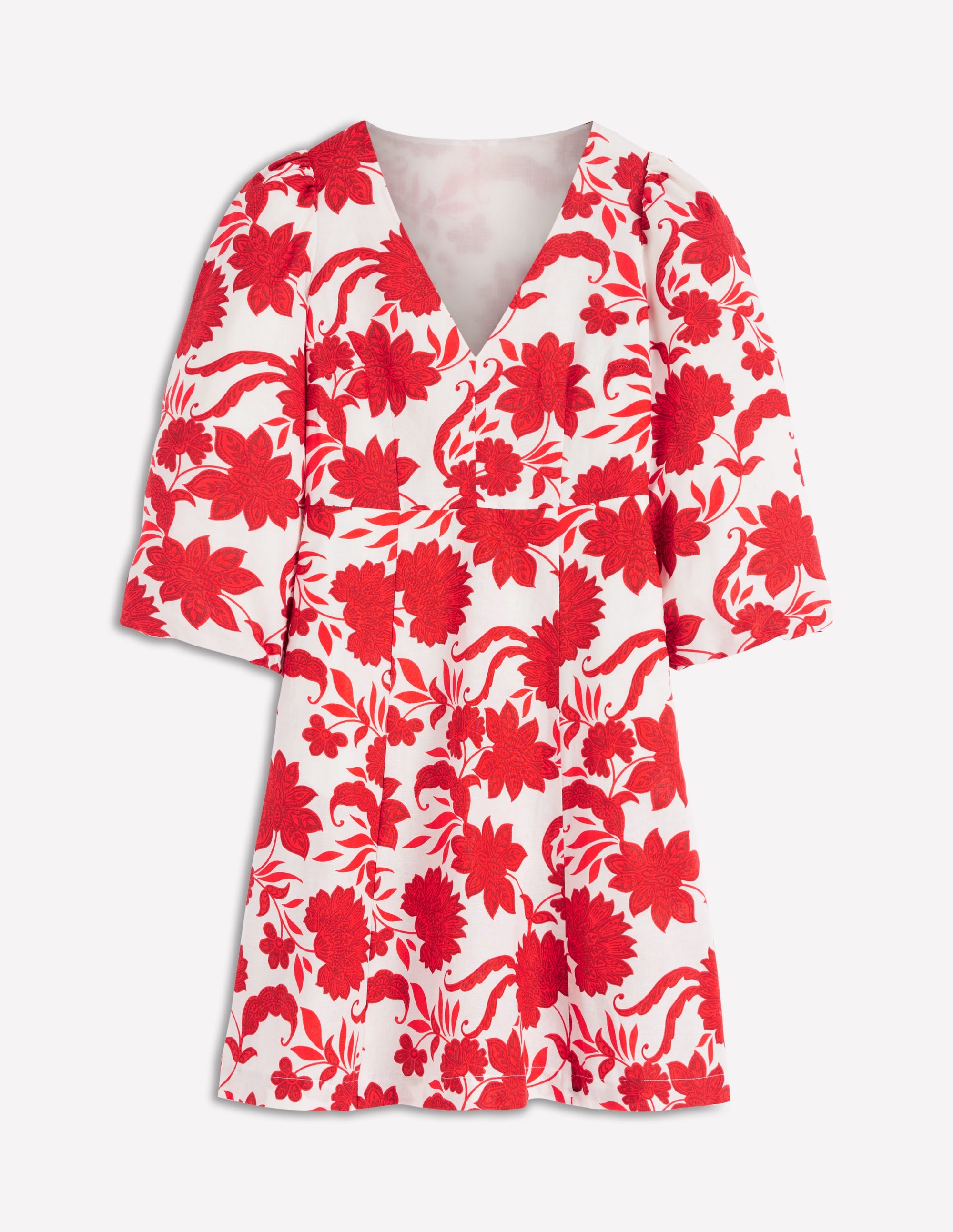Marla Linen Blend Short Dress