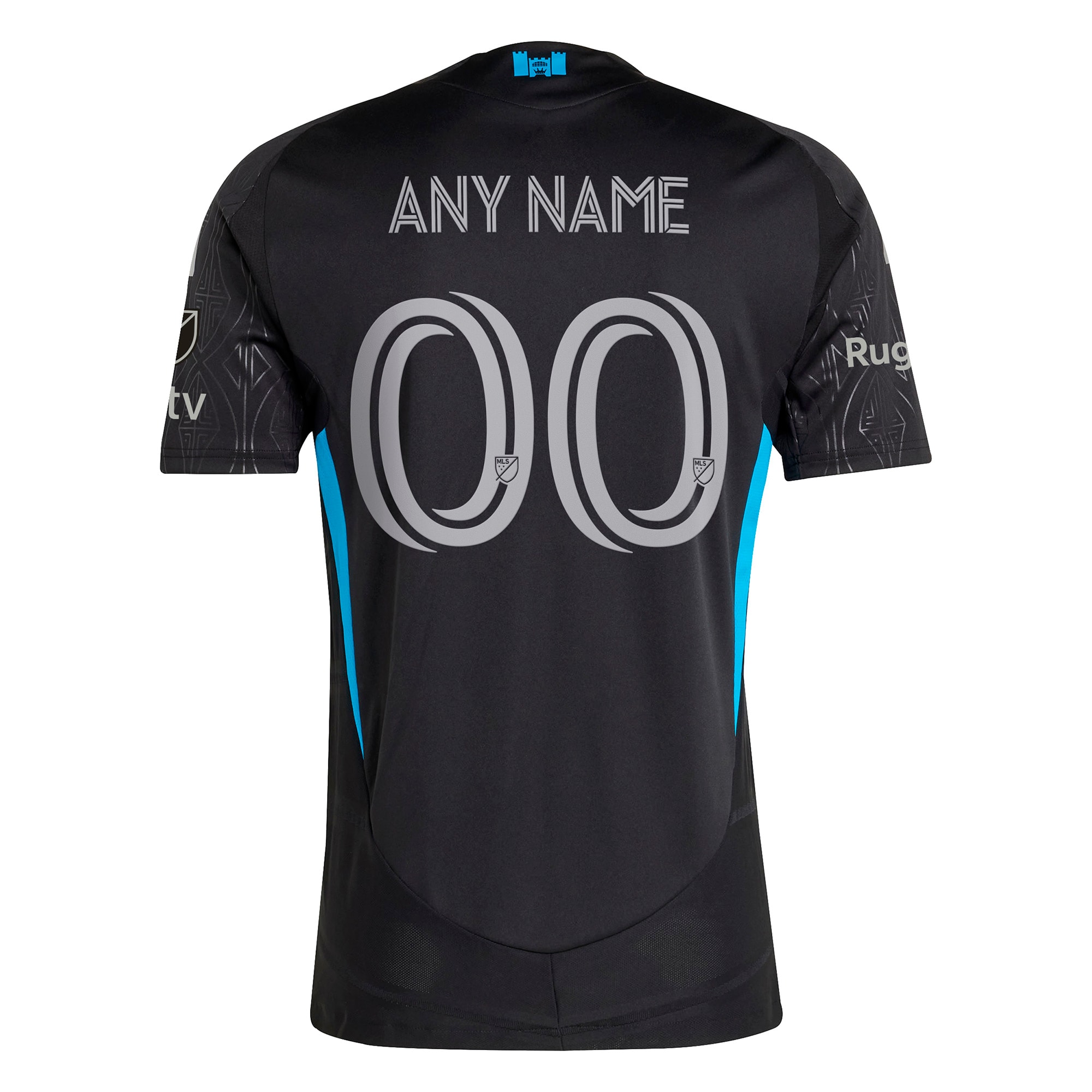 [JED] Charlotte FC 2025 Fortress Kit Authentic Custom Jersey - Black