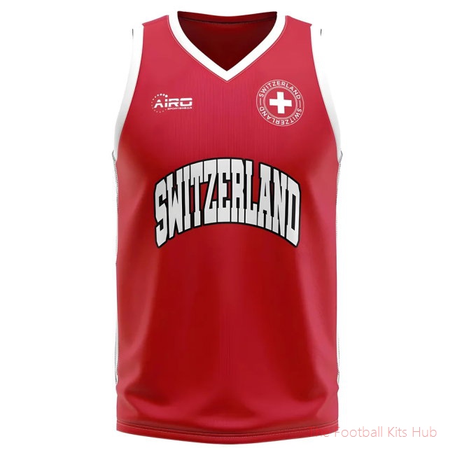 Switzerland Home Concept Basketball Shirt - Baby