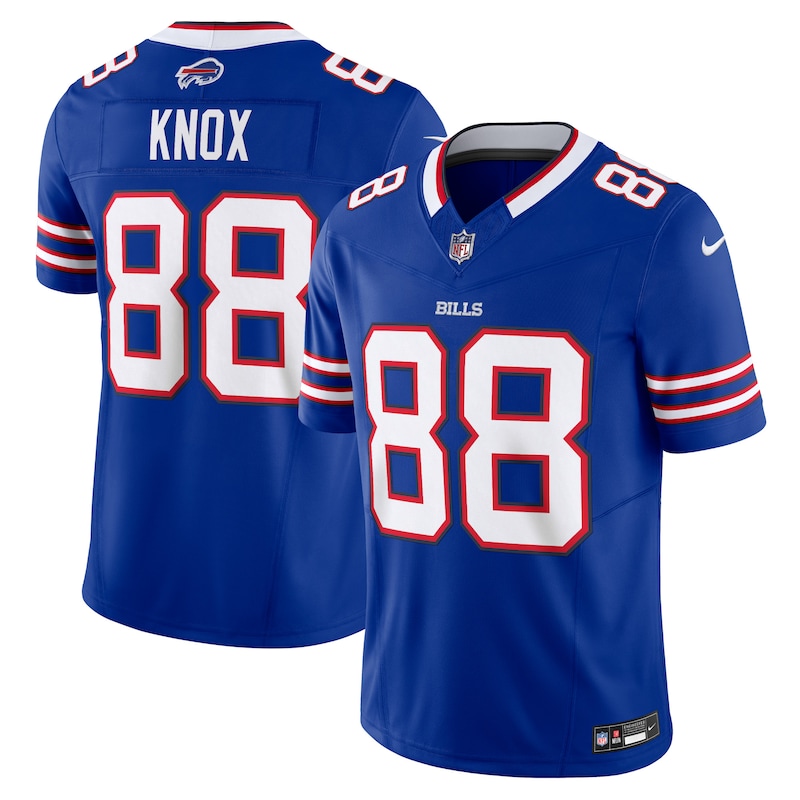 None Dawson Knox Buffalo Bills Dynamic Game Jersey Football Apparel