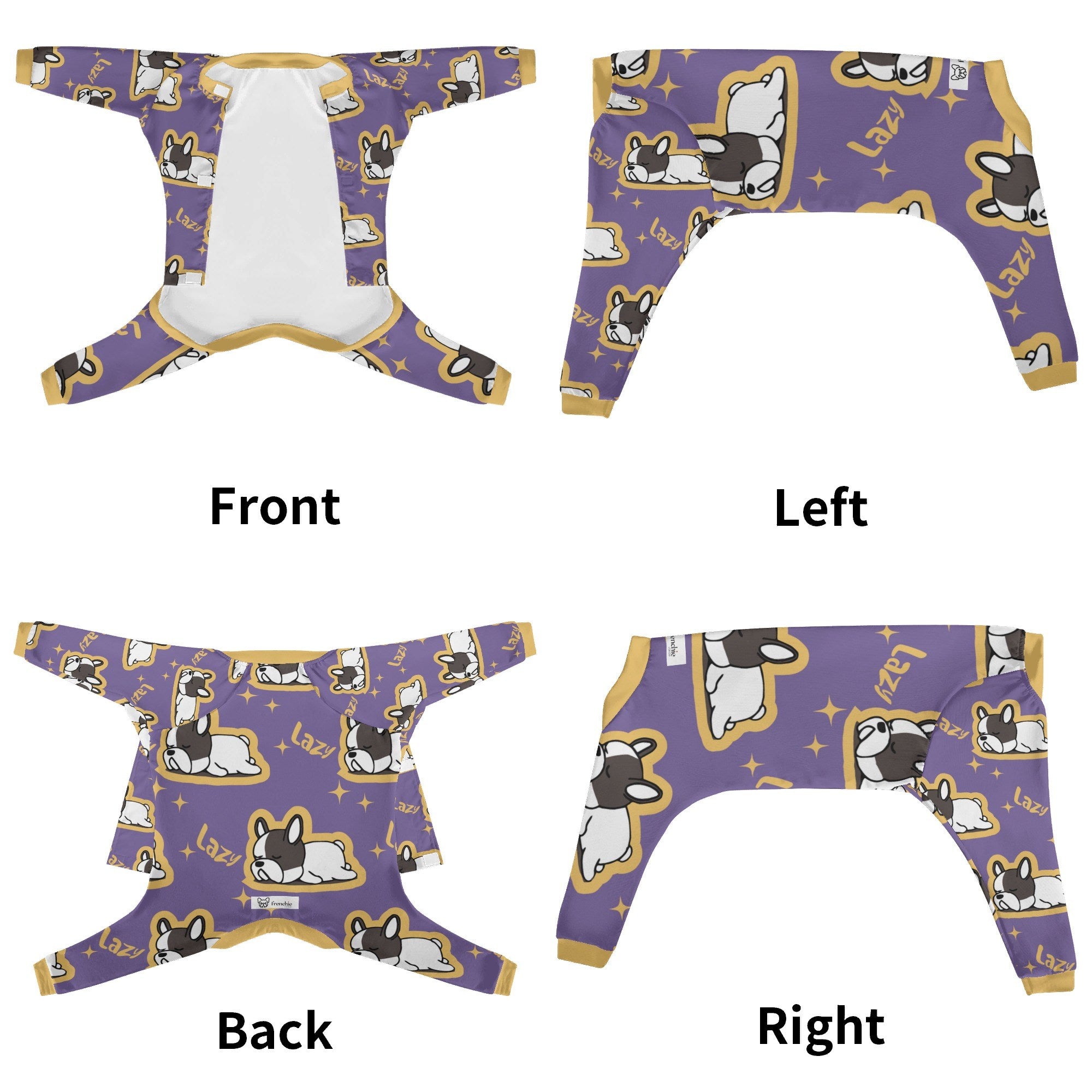 Breed-specific Bulldog Cosmo - Safe Frenchie Pajama Dog Supplies