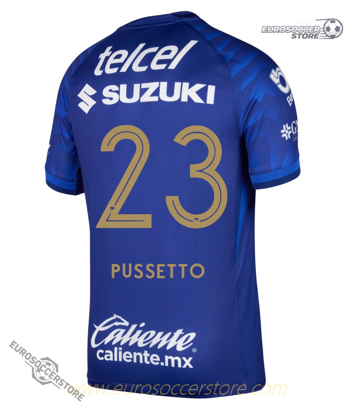 Pumas UNAM 25-26 Season Away Jersey with PUSSETTO 23 Printing