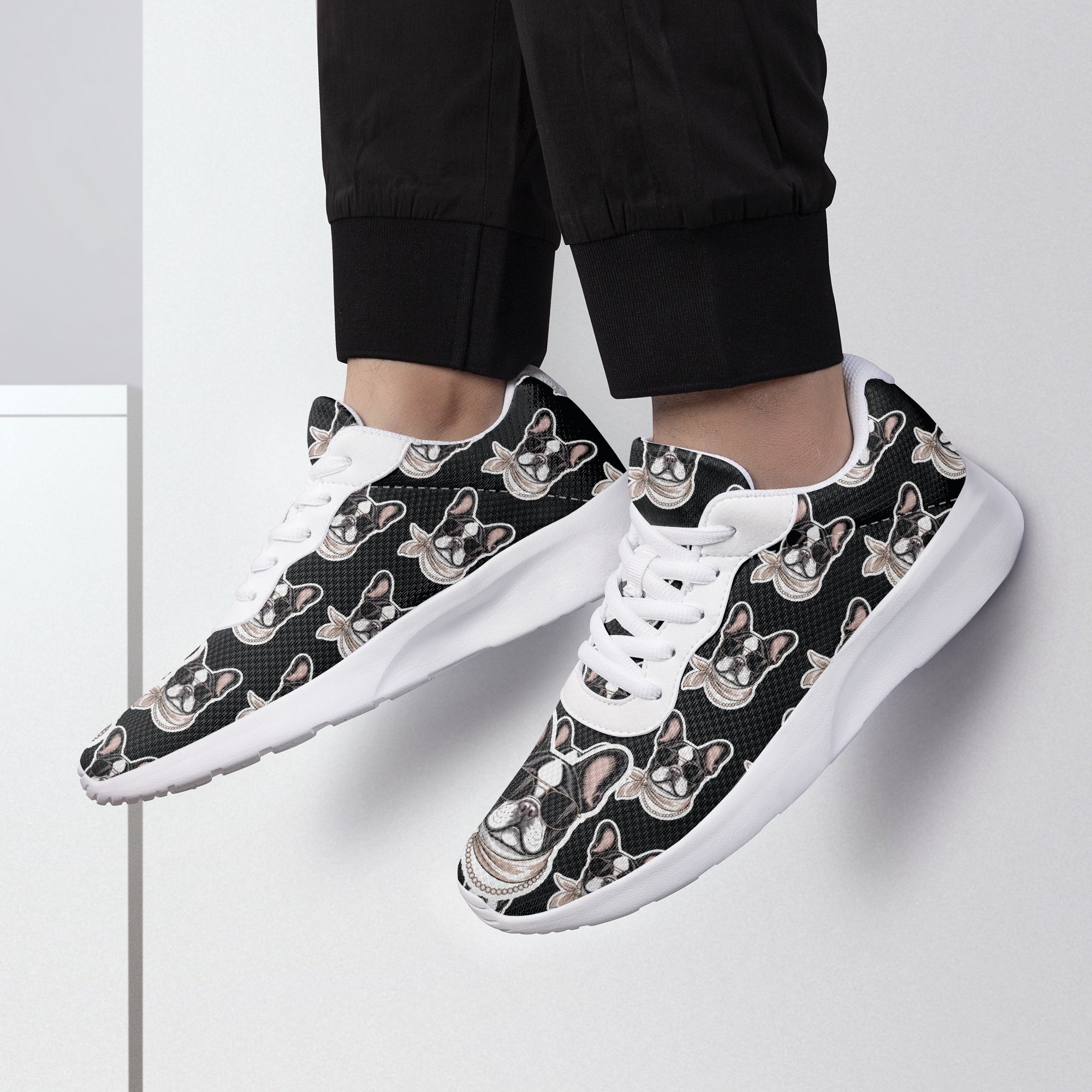 Quincy - Casual Running Shoes For Frenchie Fans | Durable Build