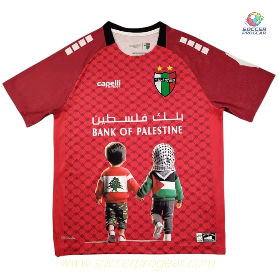 Palestine Special Edition Kids Team Jersey 2025 Collection 2026 Red