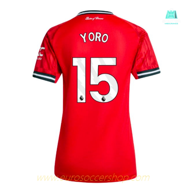 2025-2026 Man Utd Home Shirt (Womens) (Yoro 15)