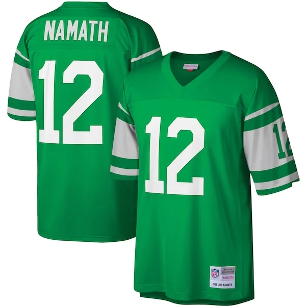 None Joe Namath Replica Jersey - Green | NFL Player Jersey | NFL Footb