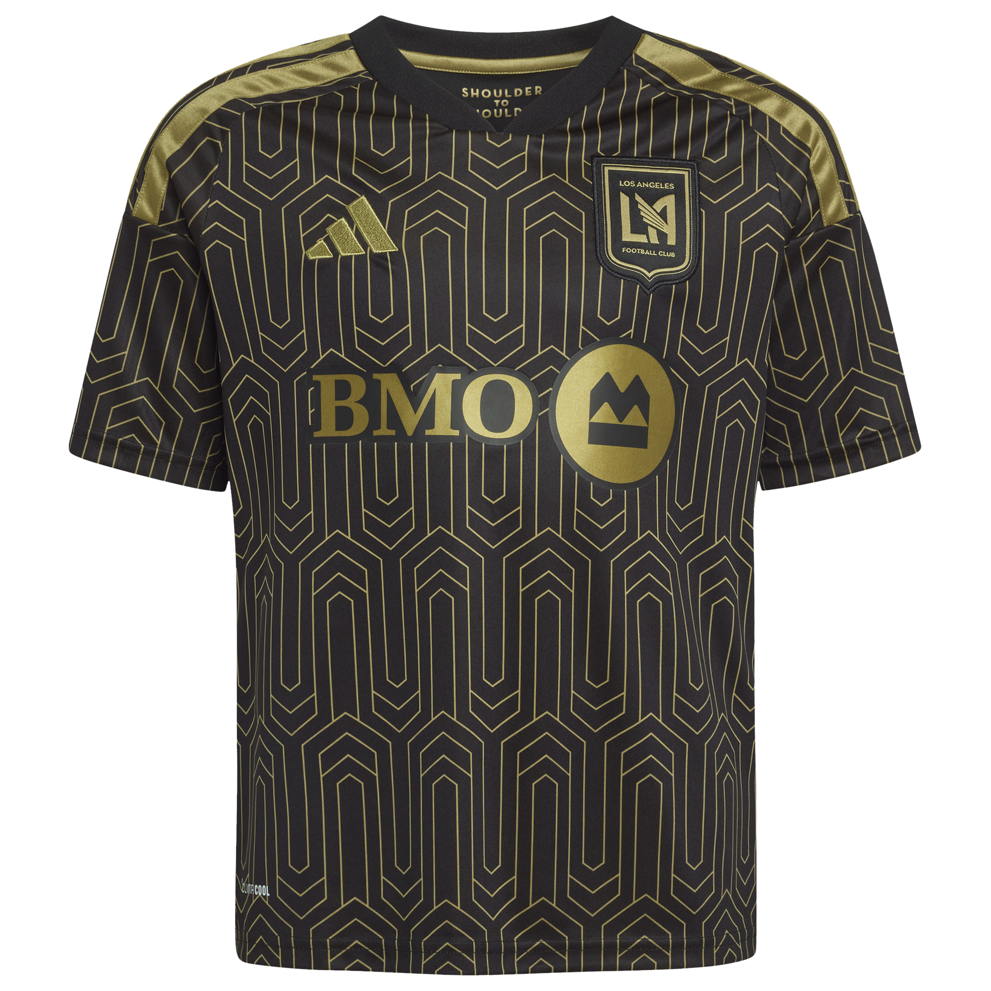 [SJH] Aaron Long LAFC Youth 2026 Primary Kit Replica Jersey - Black