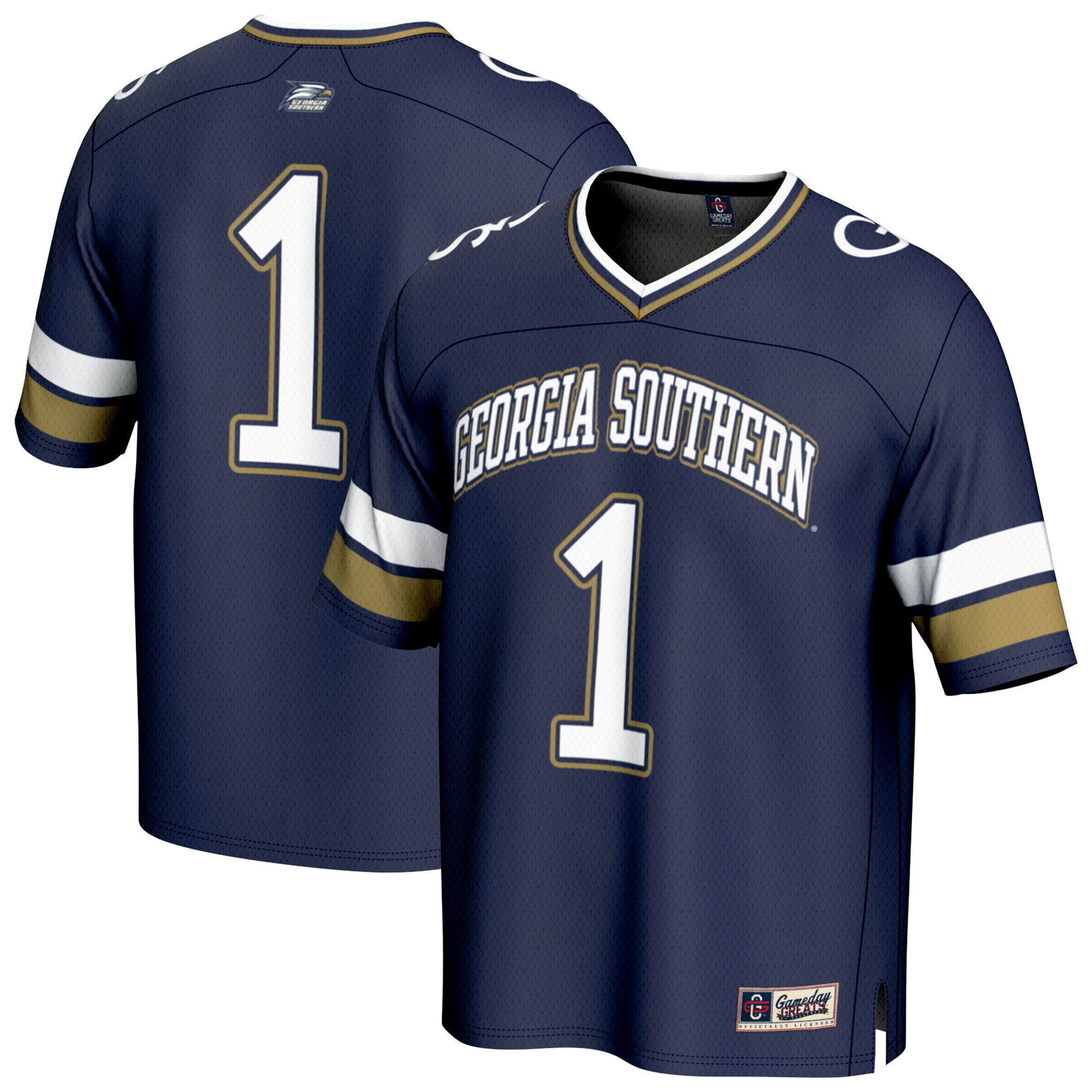 #1 Blue Georgia Southern Eagles Lightweight Collegiate Football Fashion Jersey