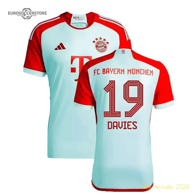Match Home Bayern Munich Davies Jersey Athletic Fit Performance