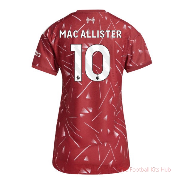 [JED] 2026-2027 Liverpool Authentic Home Shirt Womens Mac Allister 10