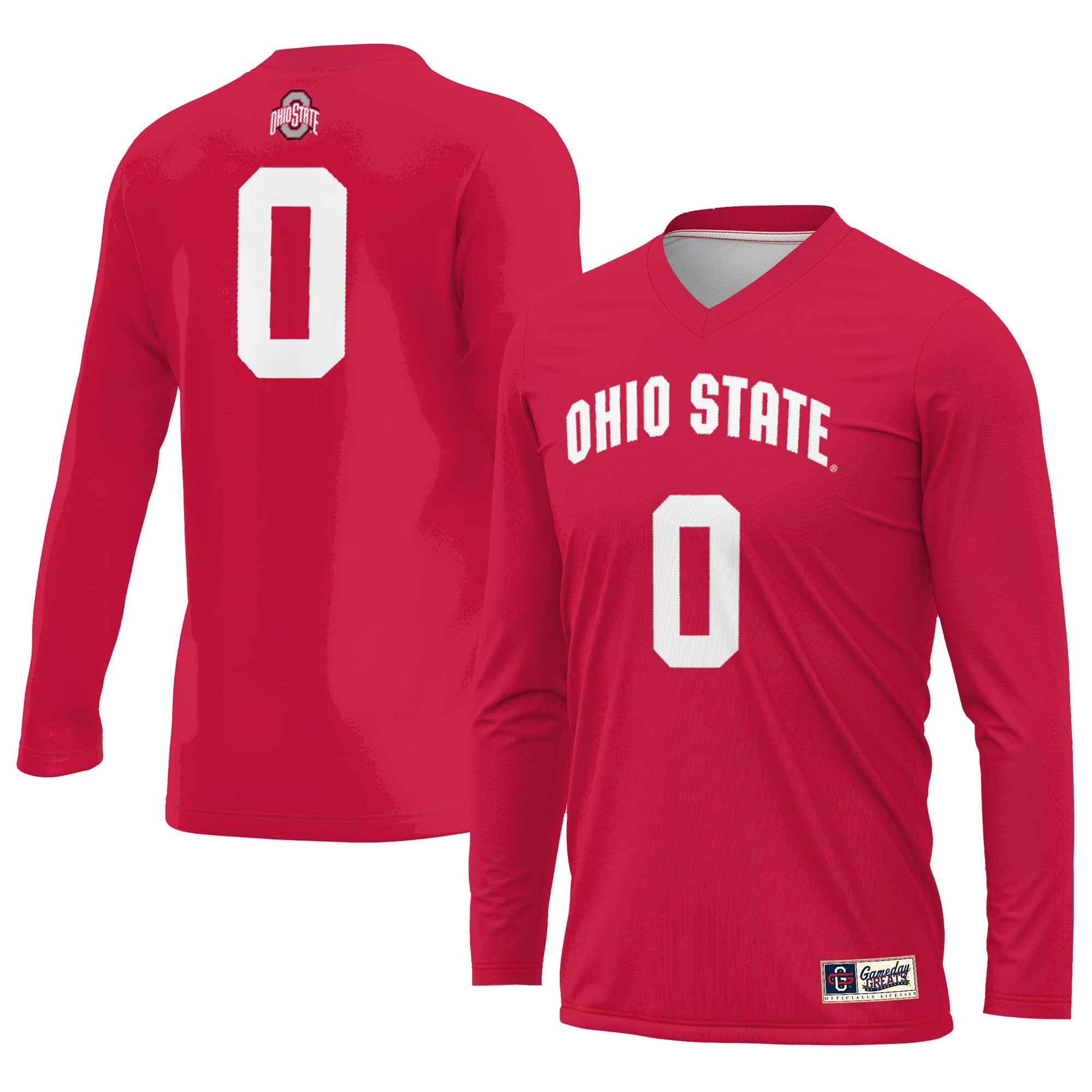 [NJP] Ohio State Buckeyes GameDay Greats Youth Lightweight Women's Volleyball Jersey - Scarlet
