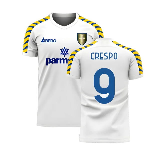 Parma 2025-2026 Home Concept Football Kit (Libero) (CRESPO 9)