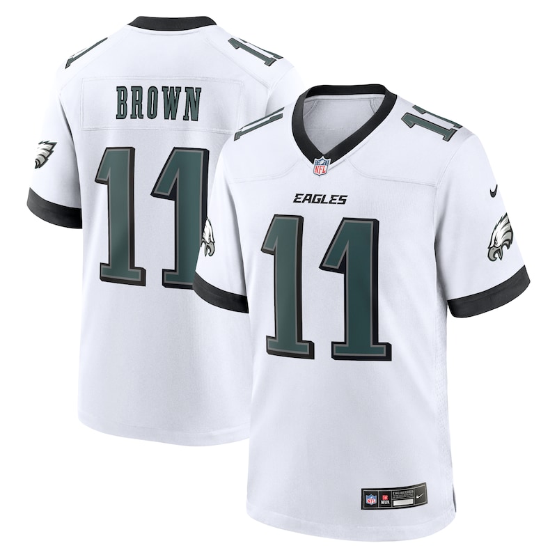 None A.J. Brown PHI Eagles Iconic Durable Jersey Game Day Wear