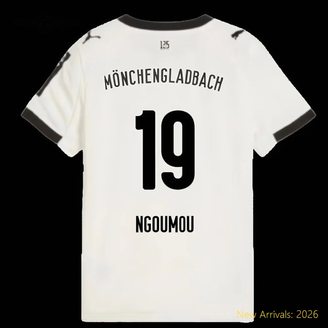 2025-2026 Borussia MGB Home Shirt (Kids) (Ngoumou 19)