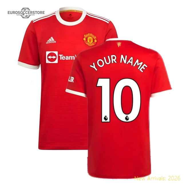 Premium-grade Man Utd 2021-2022 Home Shirt (your Name) - Authentic Design