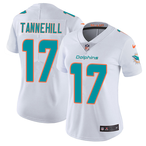 NFL M D Dolphins #17 Ryan Tannehill White Limited Jersey - Authenti...