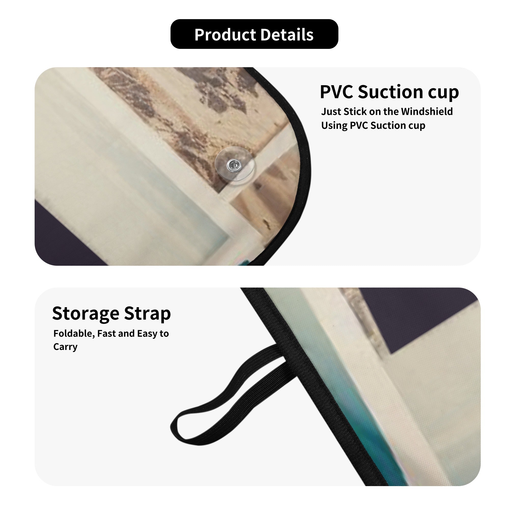 High-Quality Custom Car Auto Sun Shade With Frenchie's Name - Car Aut...