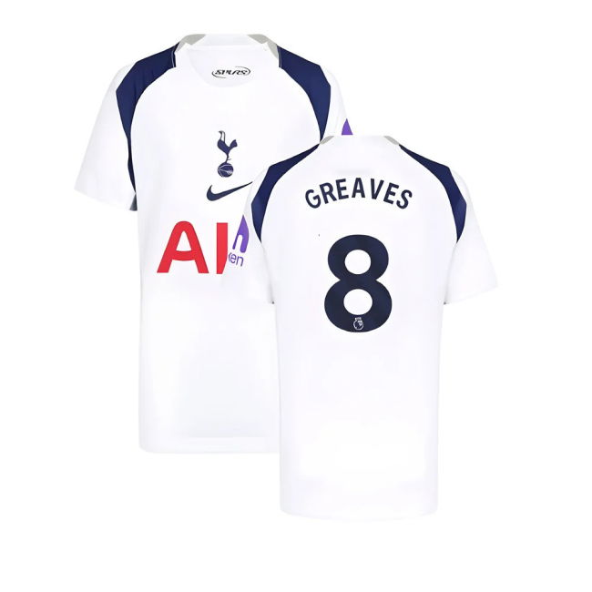 Spurs 2025-2026 Shirt (Kids) (Greaves 8) (Kids) | Premium