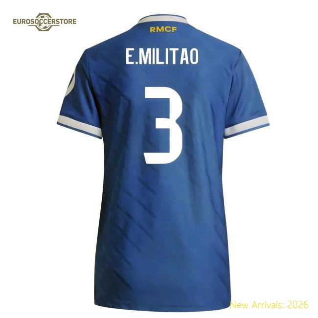 Football Team E.militao Elegant Womens Jersey Aeroready Lightweight