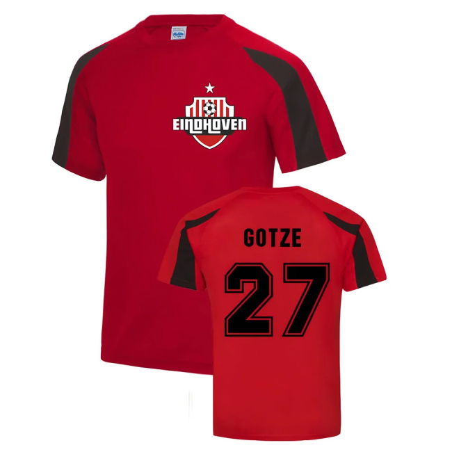 Jersey Mario Gotze Eindhoven Sports Training Team Red Fan Edition