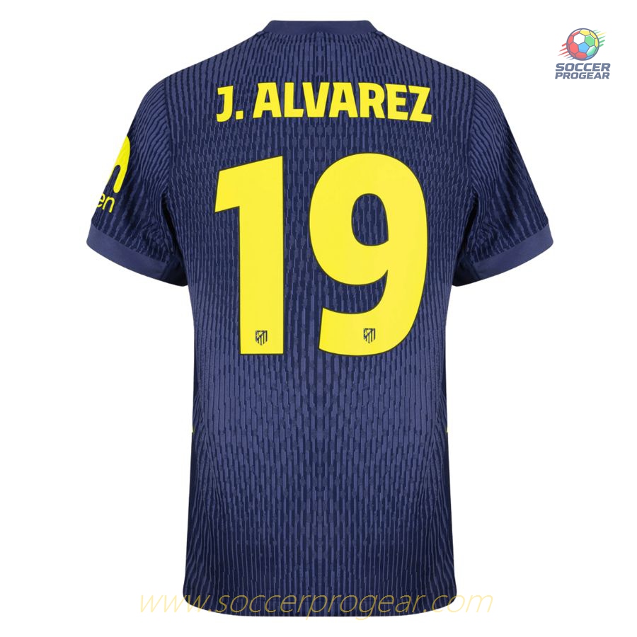 Atletico Madrid Away Kids Edition Football Kit Soccer Jersey 2025/26 Collection Alvarez