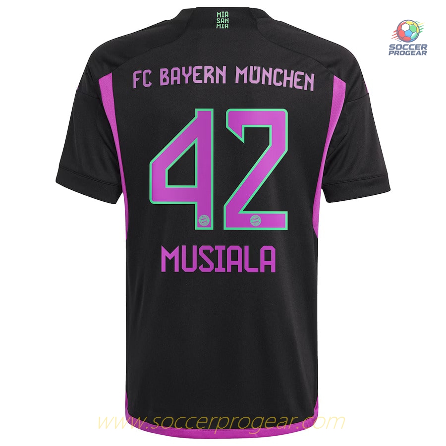 Bayern Munich Away Soccer Jersey 2023 2024 Musiala