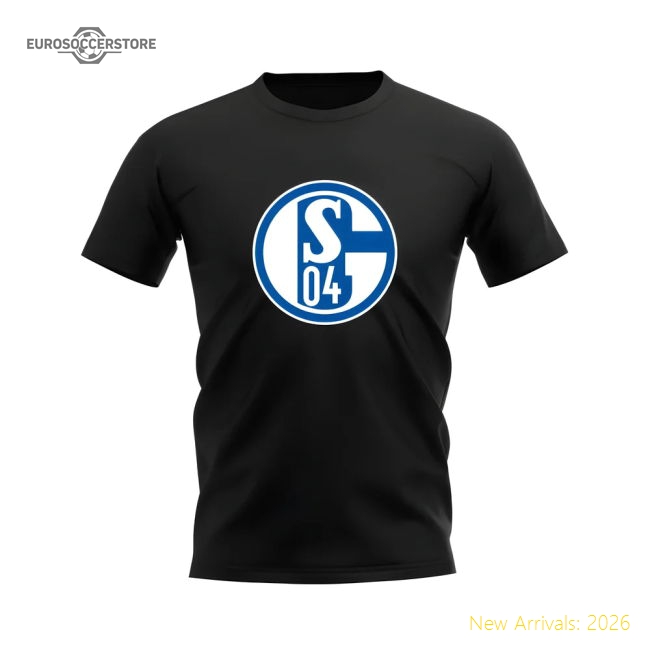 Authentic Fan-Favorite Schalke Badge T-Shirt (Black)