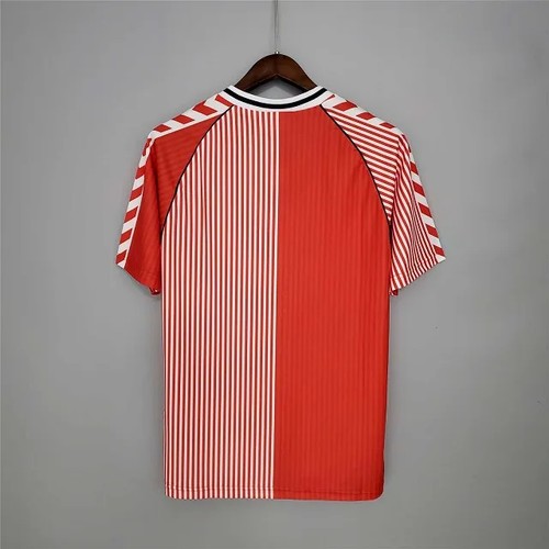 Ultra Comfort Football Team Dinamarca #1986 Retro Classic True Offi...