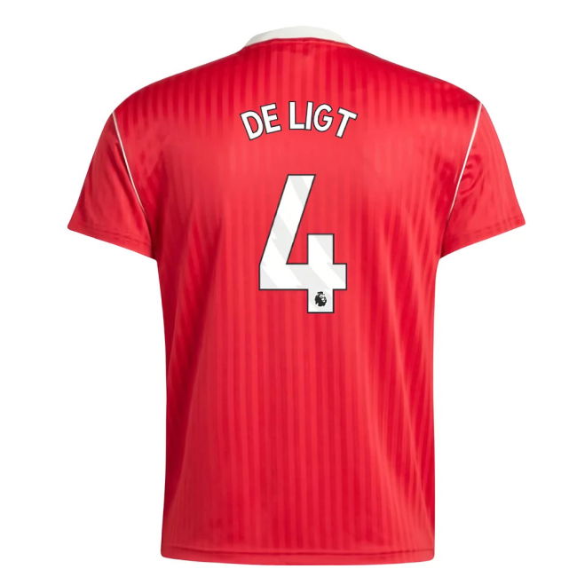 Manchester United 2022-24 Home Football Shirt Featuring De Ligt 4 L...