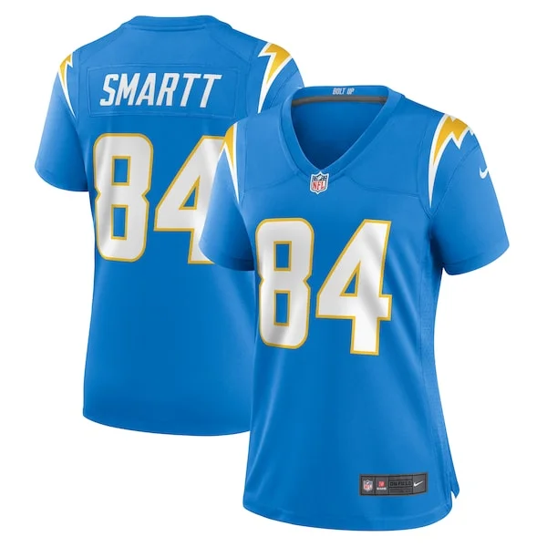 None Stone Smartt Game Jersey - Blue | NFL Player Jersey | NFL Footbal