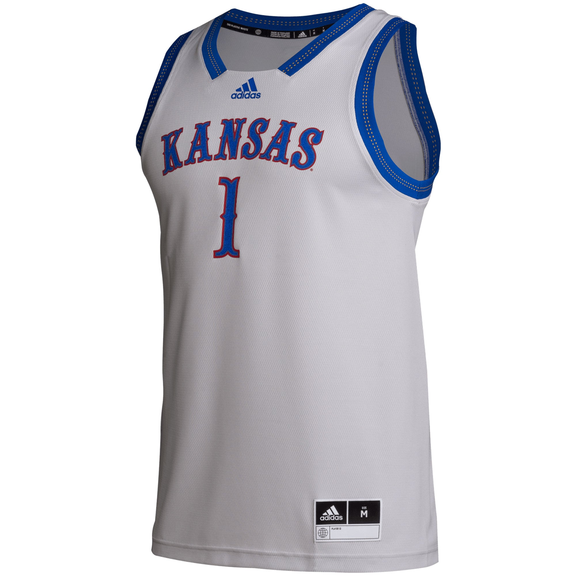 # Kansas Jayhawks adidas Swingman Jersey - Gray