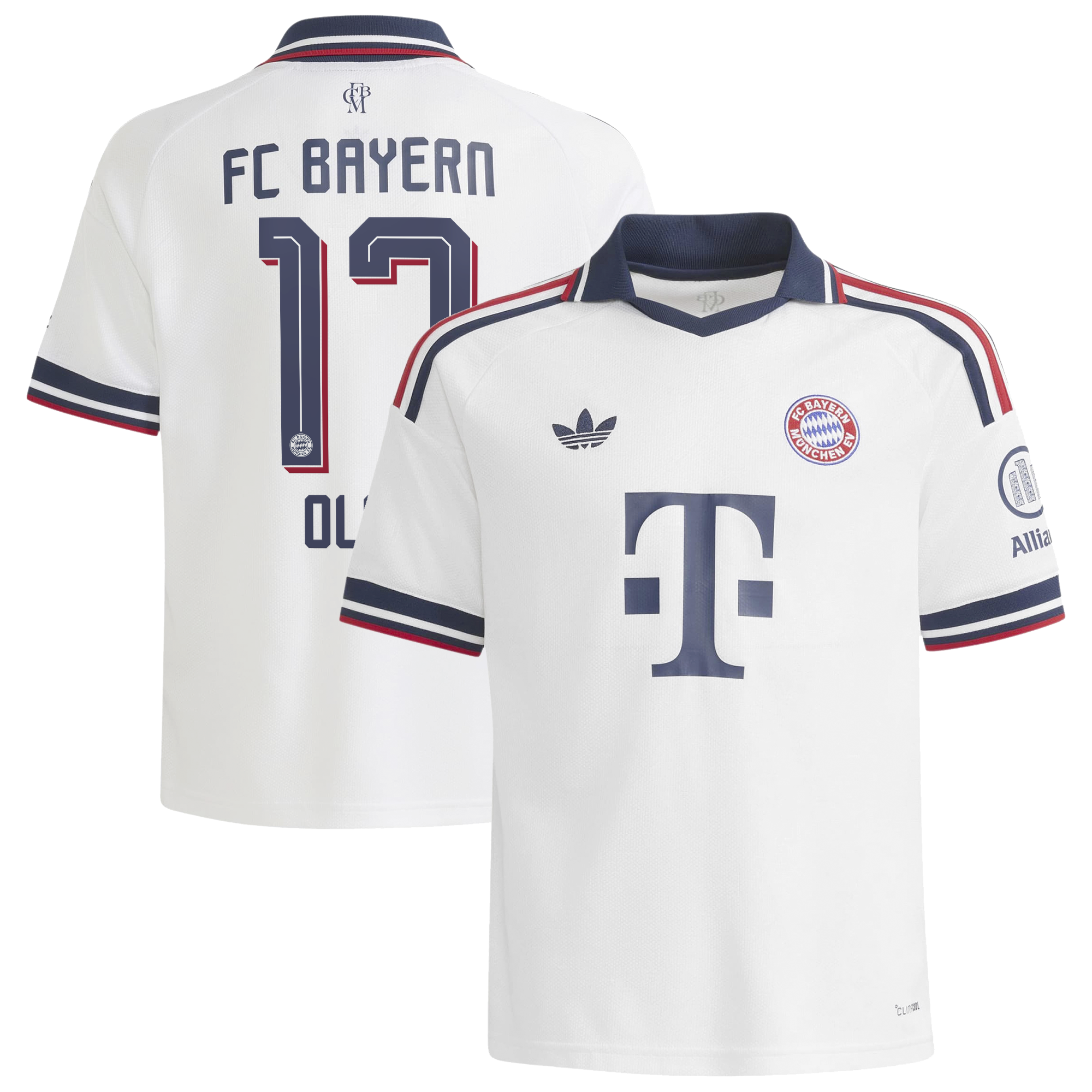 [SJH] Michael Olise Bayern Munich Youth 2026/27 Away Replica Jersey - White
