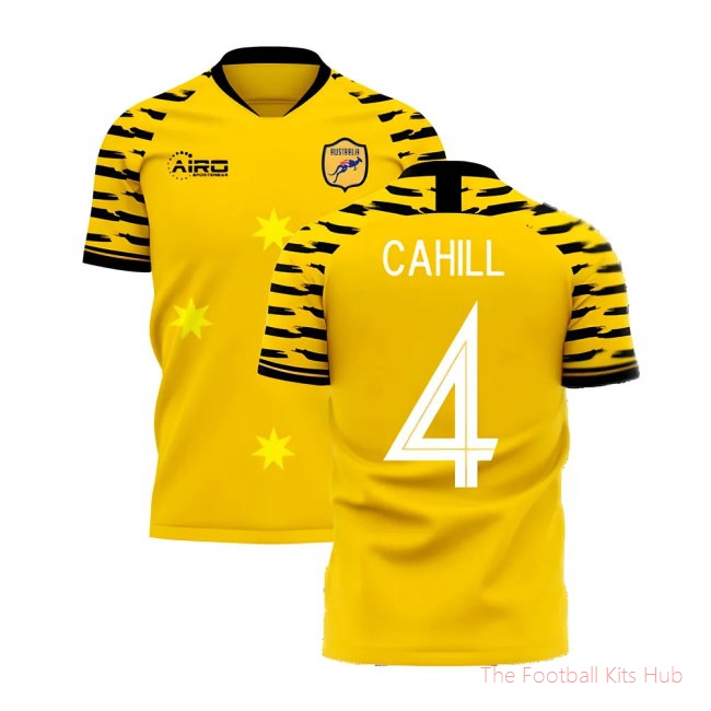 Australia 2025-2026 Home Concept Football Kit (Libero) (CAHILL 4)