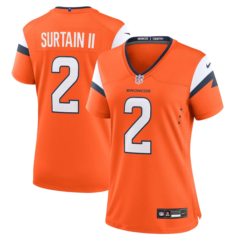 None Patrick Surtain II DEN Broncos Retro Great Value Jersey