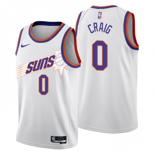 White Nike Phoenix Suns #0 Suns Jersey - Quick-Dry Basketball Jersey