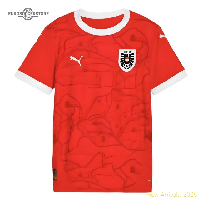 Austria 2024-2025 Home Shirt - Pro Moisture-wicking Mobility