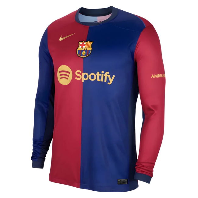 2024-2025 Barca Home Football Shirt | Lightweight | Durable