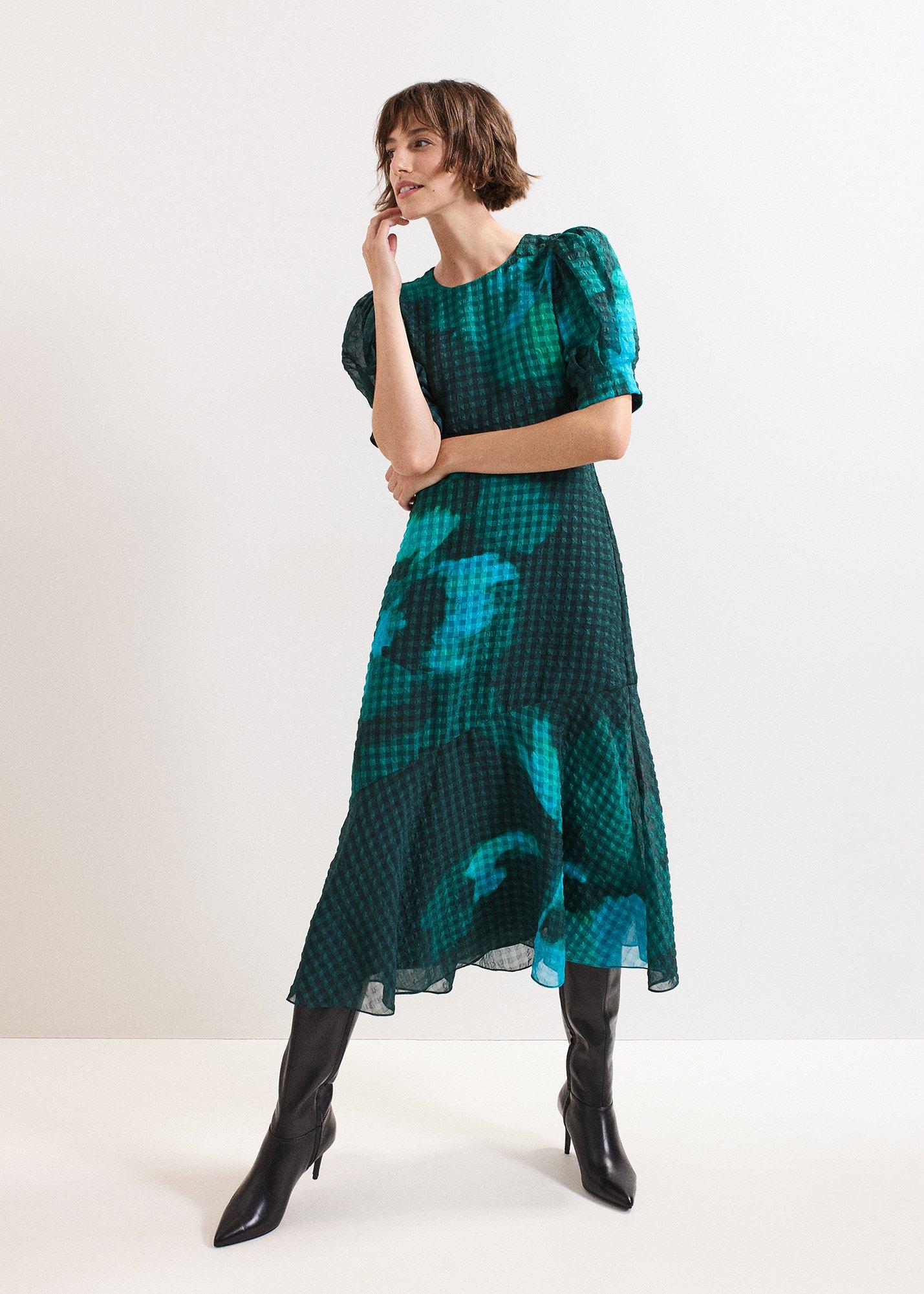 Petite Nancy Floral Midi Dress