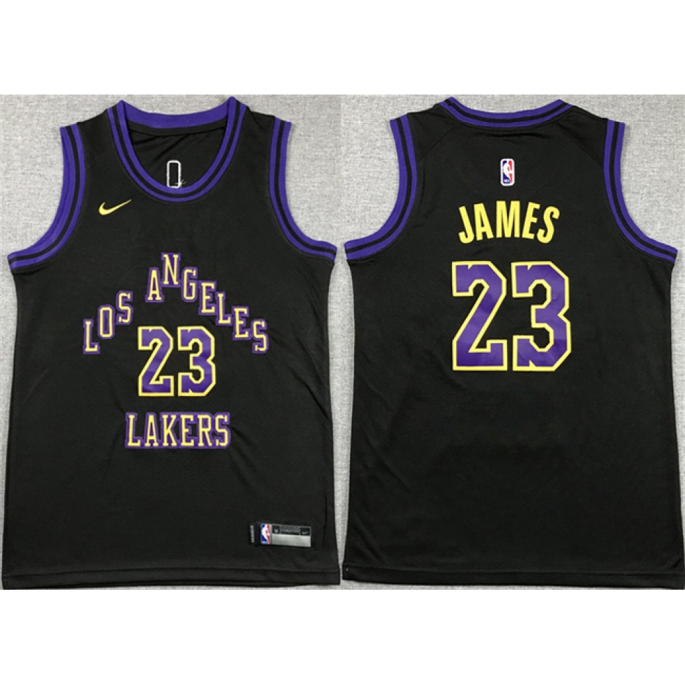 Collector's Item Men's LA Lakers #23 LeBron Black Basketball Jersey