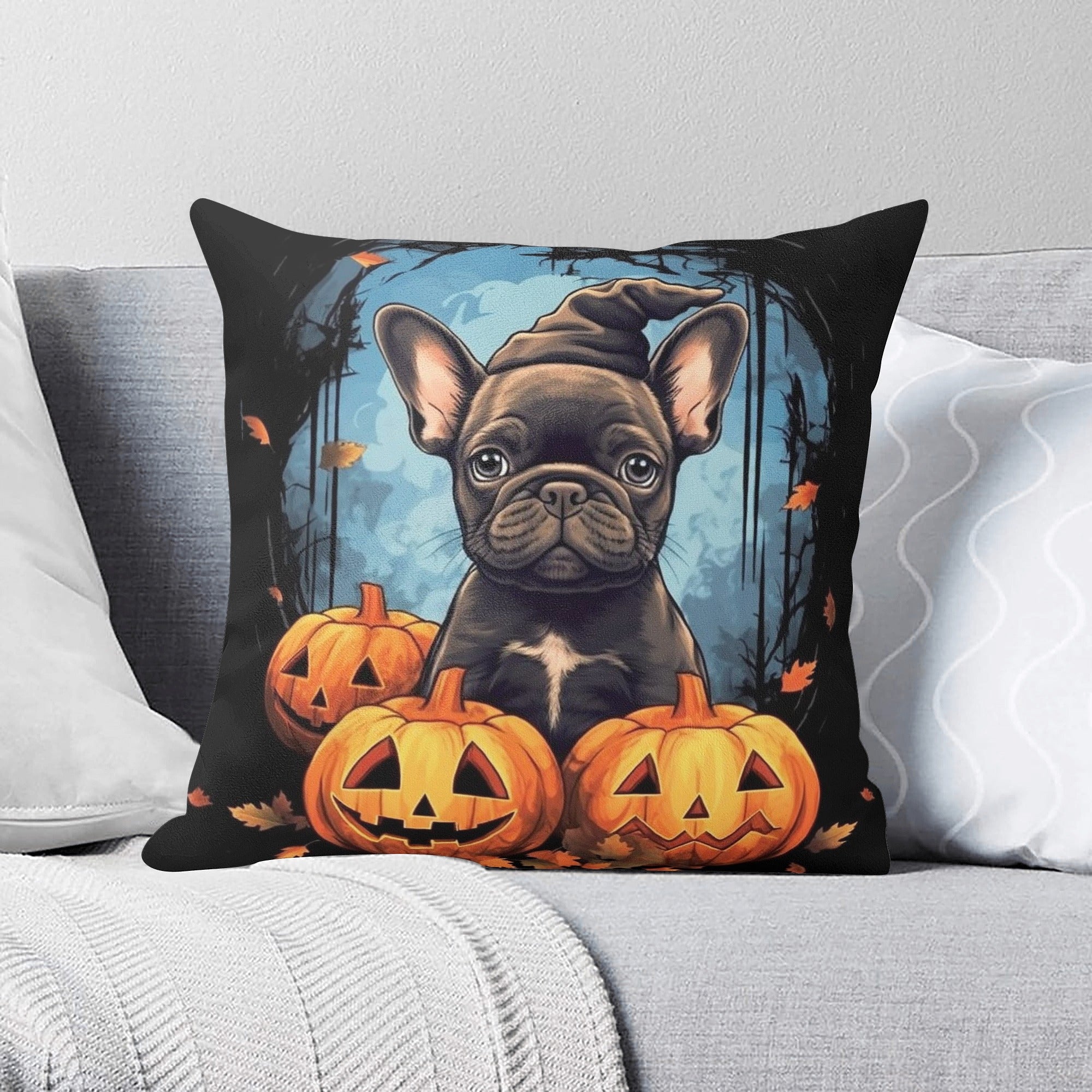 Everyday Halloween Time - Double Side Printing Pillow Cover for Daily
