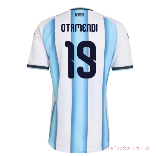 2026-2027 Argentina Authentic Home Shirt (Otamendi 19)