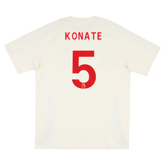 2025-2026 Liverpool Training Tee (White) (Konate 5)