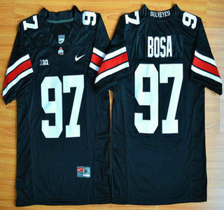 Men's OSU Ohio Joey Bosa #97 durabl Black 2015 authentic Jersey