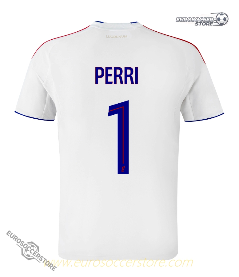 Olympique Lyonnais Lyon PERRI 1 Home Jersey for the 25-26 Season