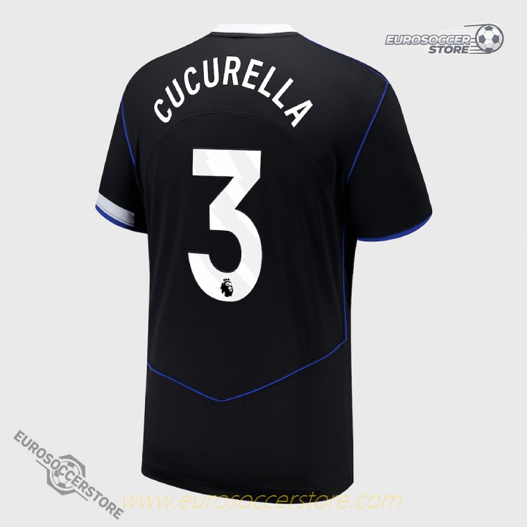 Chelsea 25-26 Season Third Kit CUCURELLA No. 3 Jersey