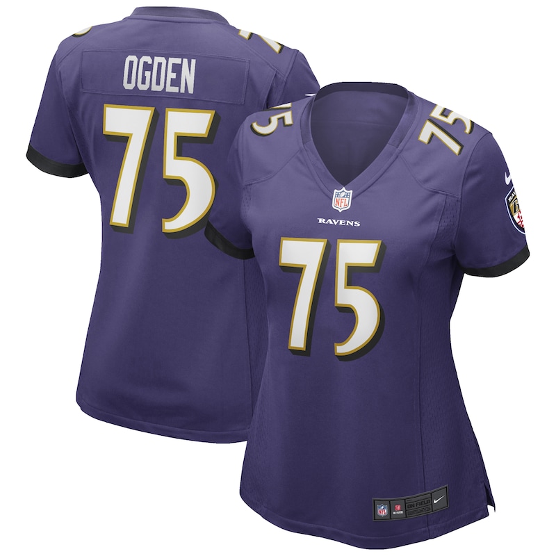 None Jonathan Ogden BAL Ravens Iconic Pro-Level Jersey Football Appare