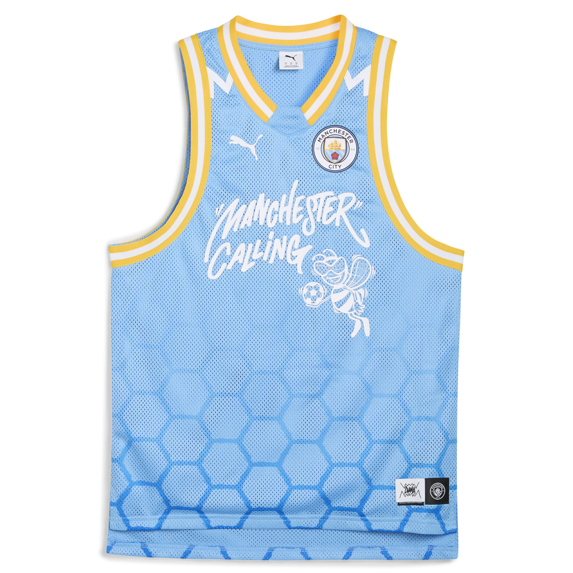 [SJH] Manchester City 2025 FIFA Club World Cup dryCELL Basketball Jersey - Light Blue