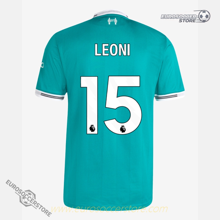 LEONI 15 Liverpool Third Jersey 25-26 (Player Version)